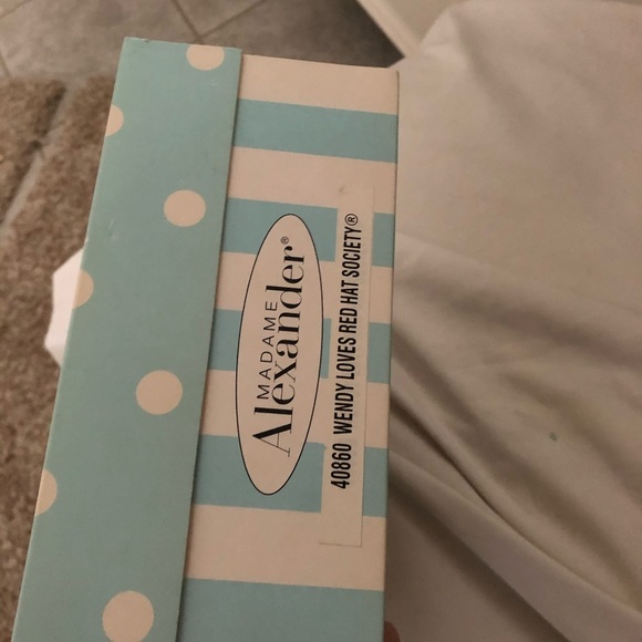 Madam Alexander doll...Wendy loves red hat society. Collectible - Picture 3 of 3